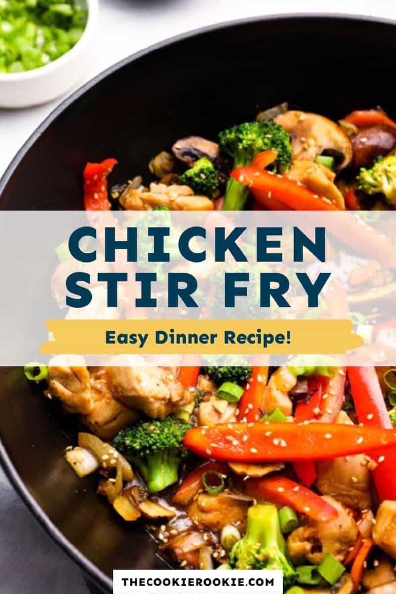 Chicken Stir Fry Recipe - The Cookie Rookie®