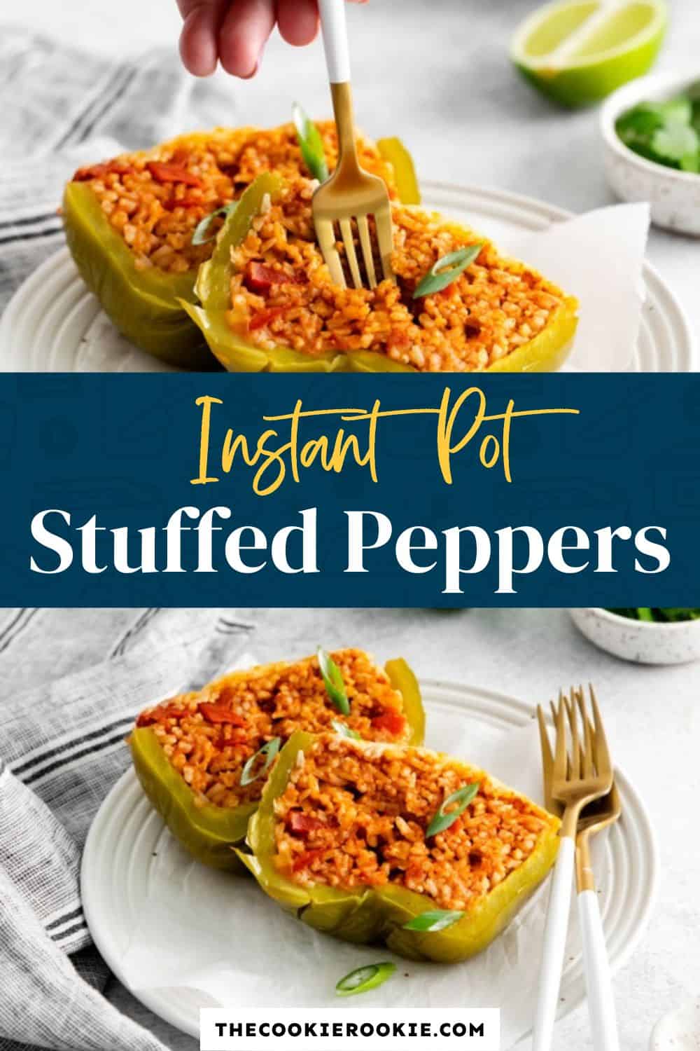 Instant Pot Stuffed Peppers - The Cookie Rookie®