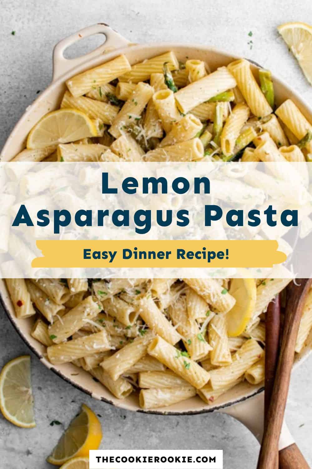 Lemon Asparagus Pasta - The Cookie Rookie®