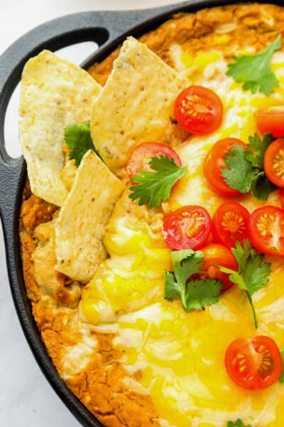 Cheesy Refried Bean Dip Recipe The Cookie Rookie®