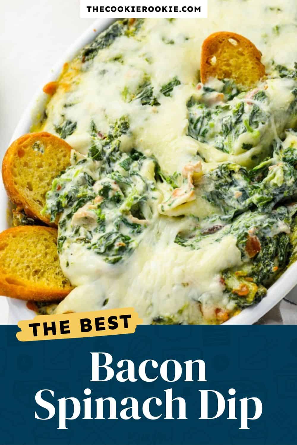 Bacon Spinach Dip Recipe The Cookie Rookie