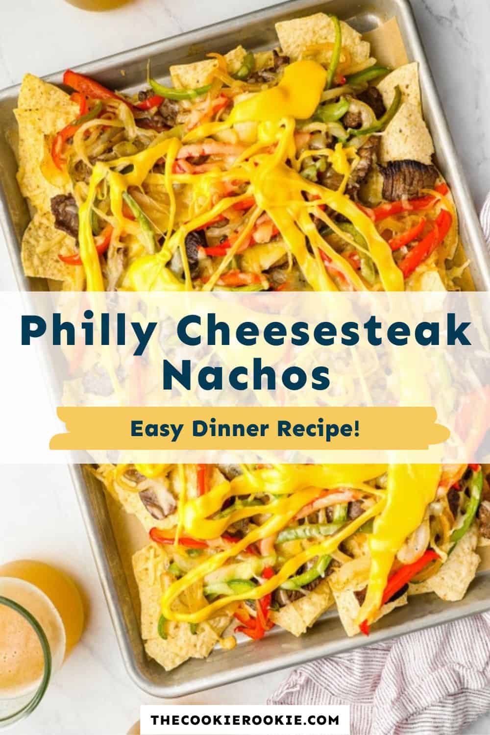 Philly Cheesesteak Nachos Recipe - The Cookie Rookie®