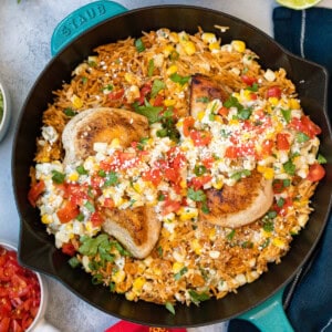 featured Mexican street corn chicken.