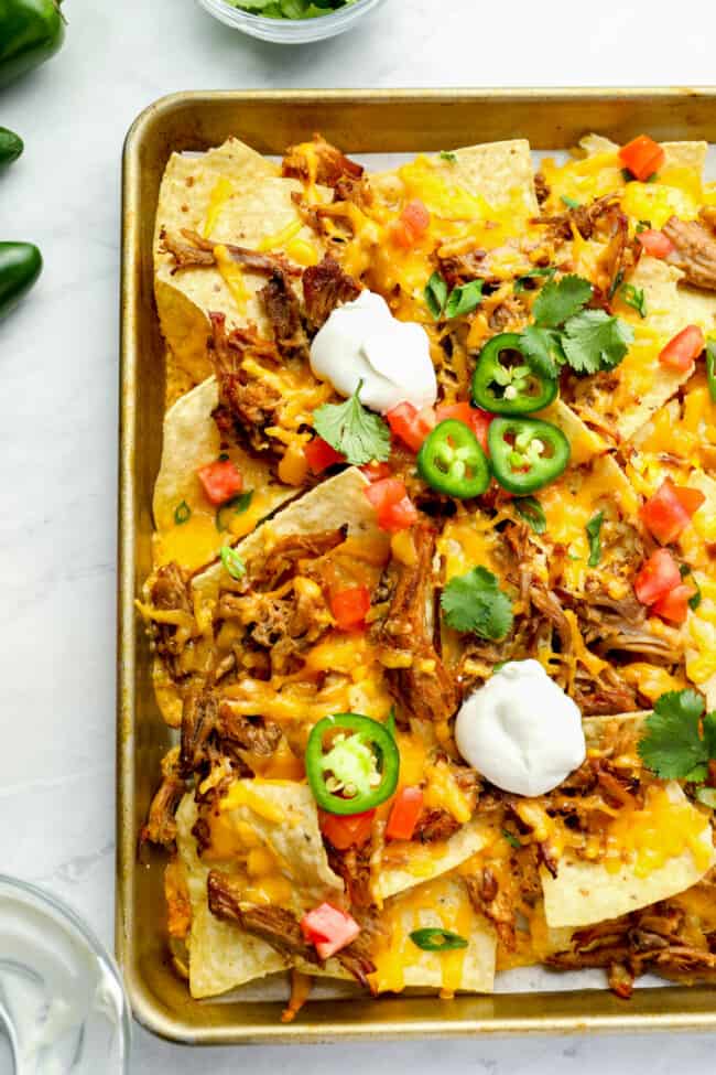 Pulled Pork Nachos Recipe - The Cookie Rookie®