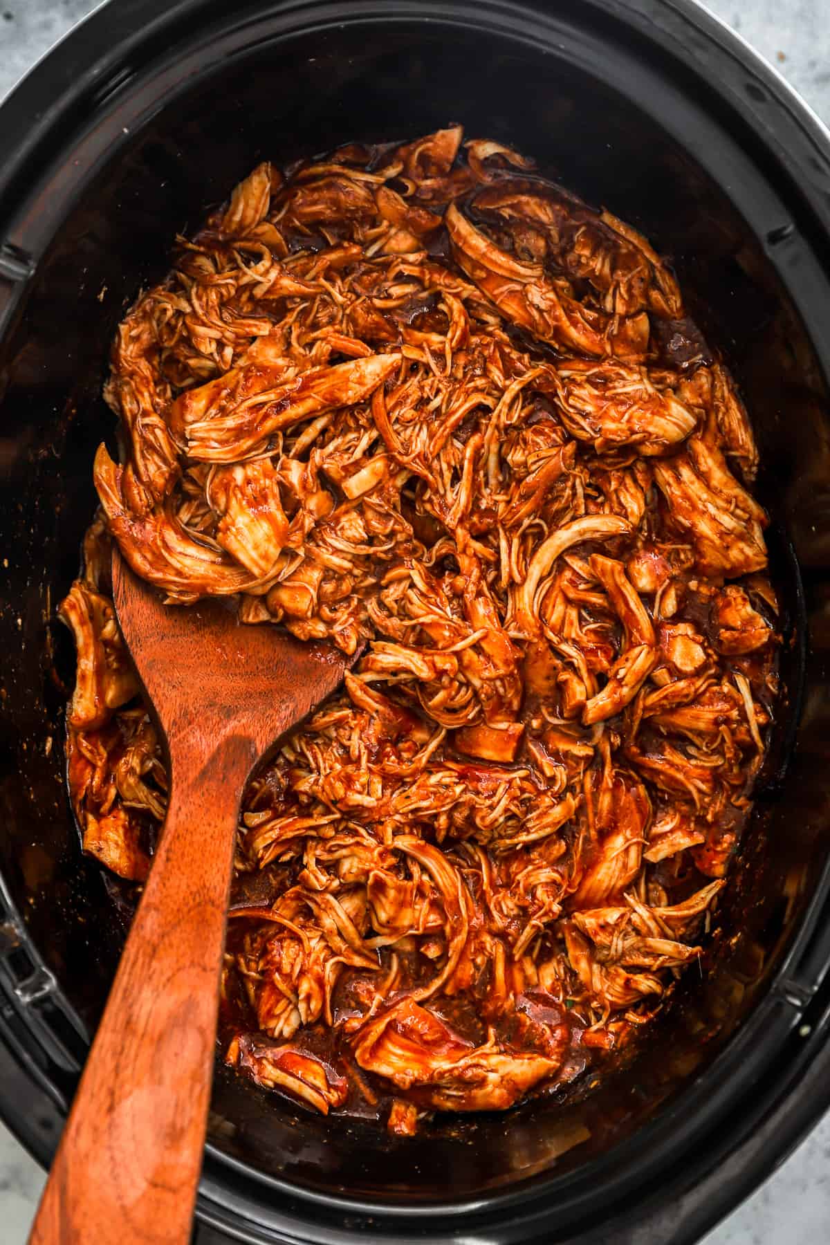 Crockpot BBQ Chicken Recipe - The Cookie Rookie®