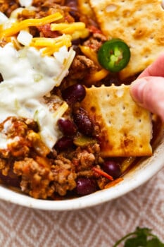 Easy Chili Recipe (6 Ingredients) - The Cookie Rookie® {VIDEO}