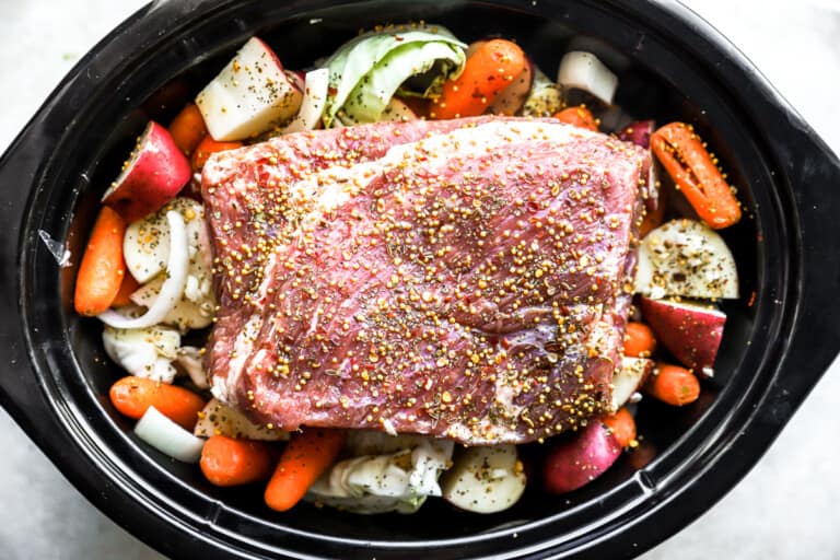 Crockpot Corned Beef and Cabbage Recipe - The Cookie Rookie®