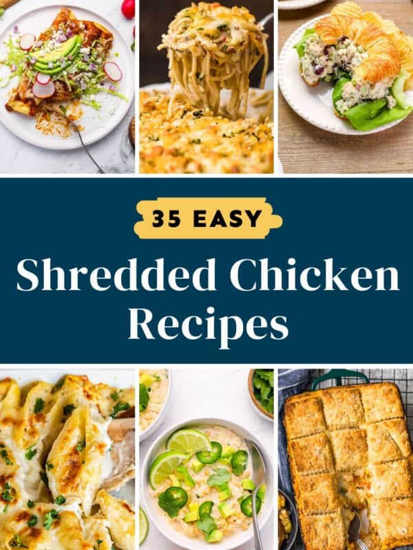 easy shredded chicken recipes Pinterest