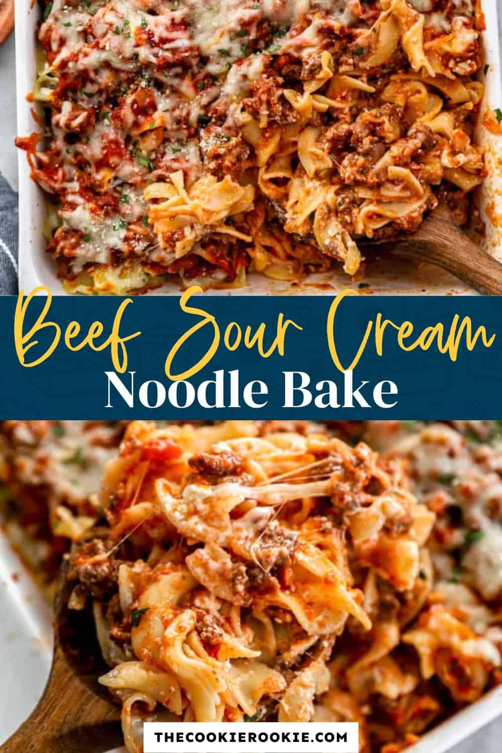 Sour Cream Noodle Bake Recipe - The Cookie Rookie®