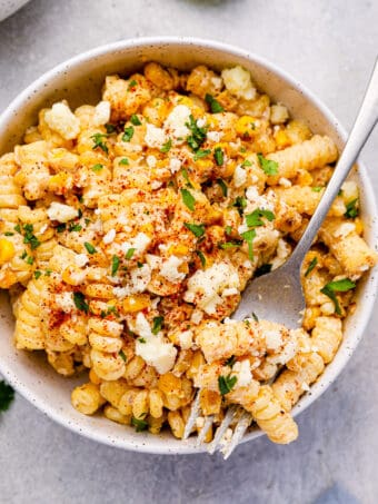 Mexican Street Corn Pasta Salad Recipe - The Cookie Rookie®