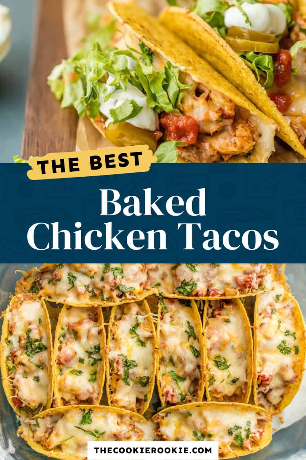 Baked Chicken Tacos Recipe - The Cookie Rookie®