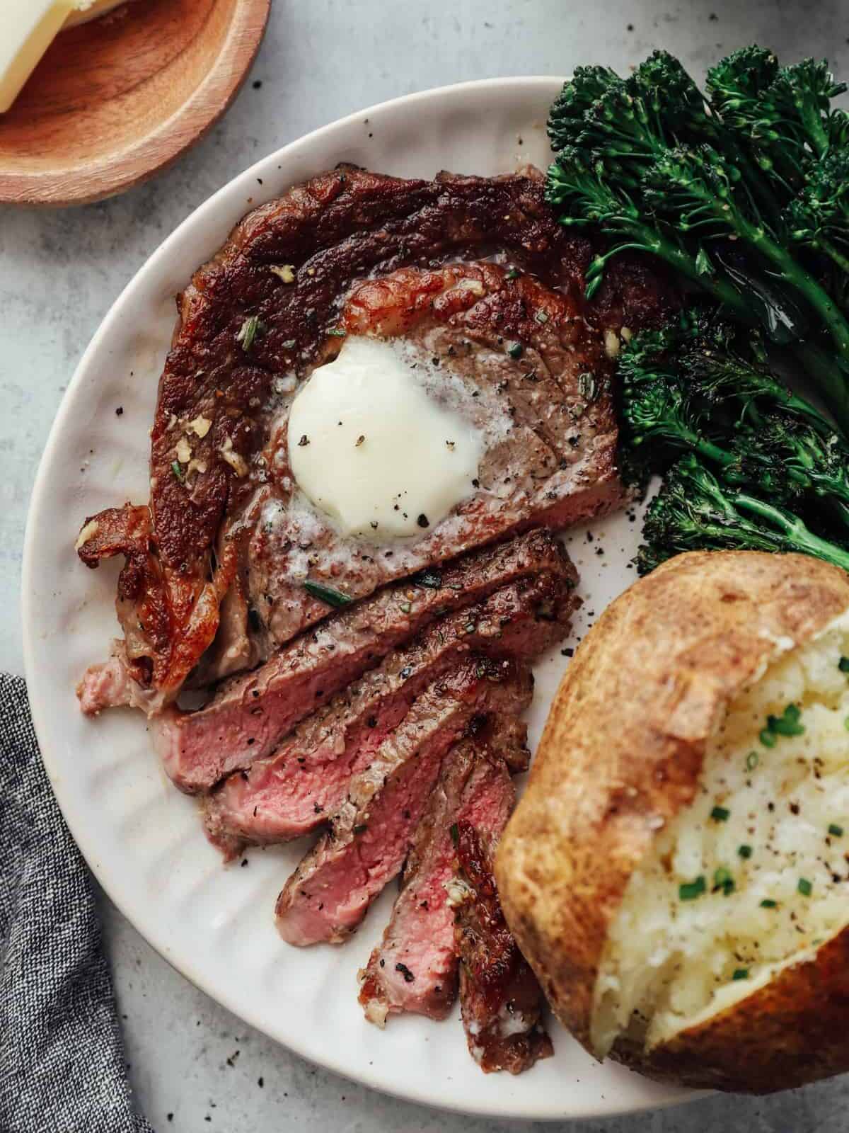 Grilled Ribeye Steak Dinner Recipe - No Need to Go to a Steakhouse