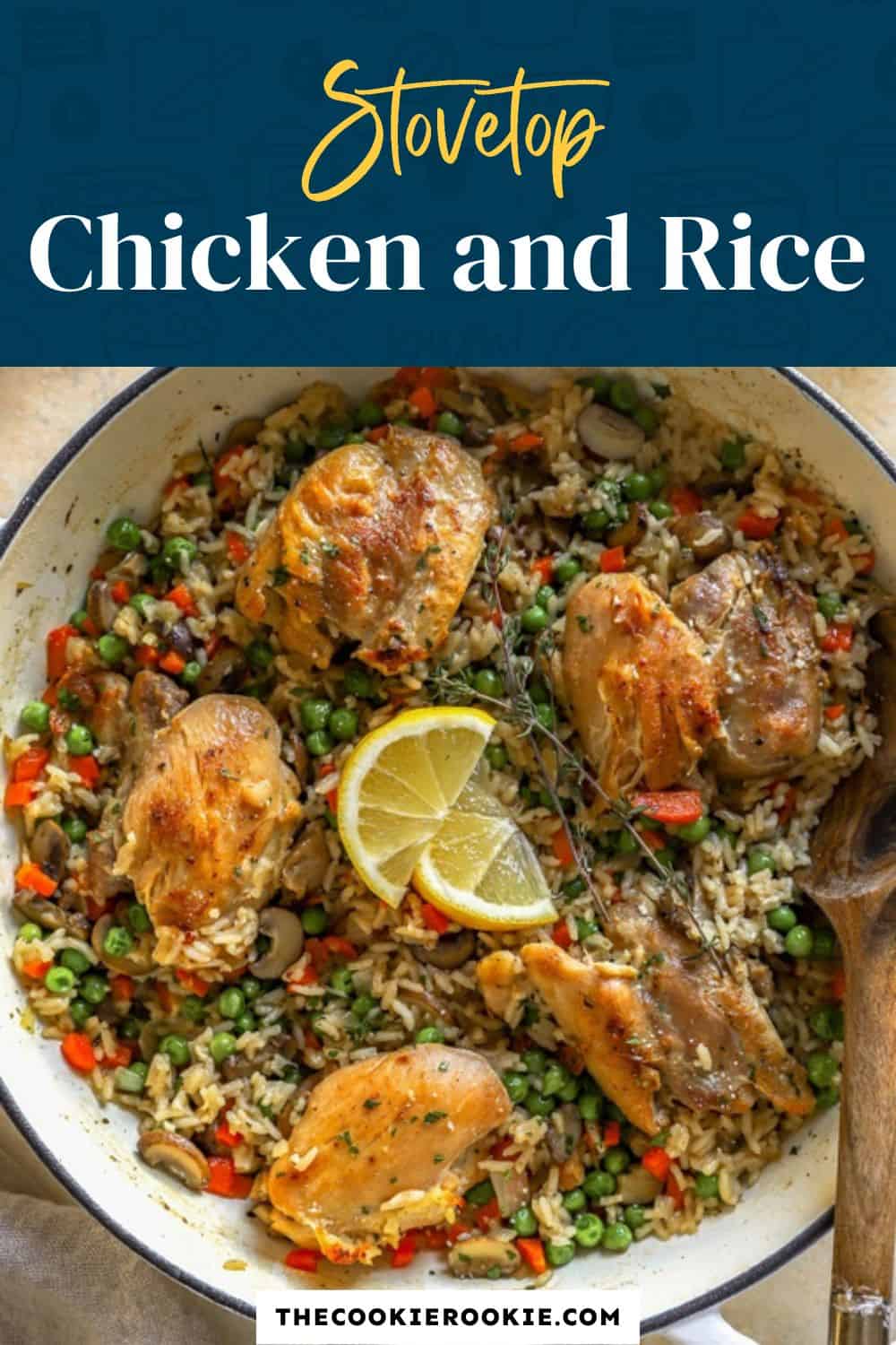 Chicken and Rice (Stovetop) - The Cookie Rookie®