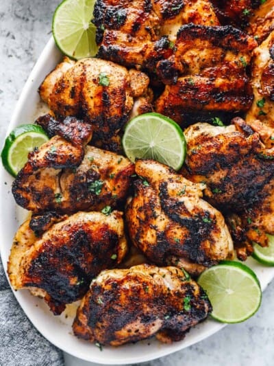 Grilled Chicken Thighs (Chicken Thigh Seasoning) Recipe - The Cookie ...