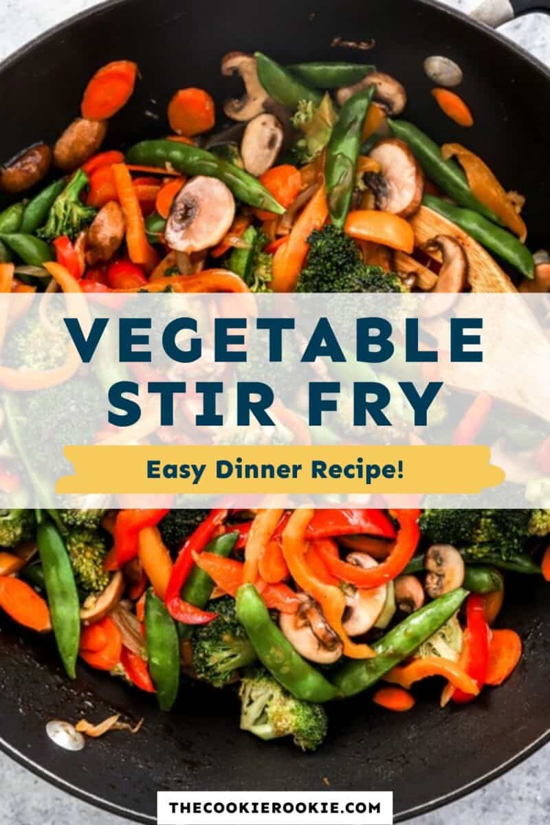 Vegetable Stir Fry Recipe - The Cookie Rookie®