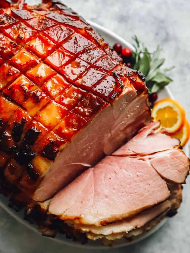 Brown Sugar Glazed Ham - The Cookie Rookie®