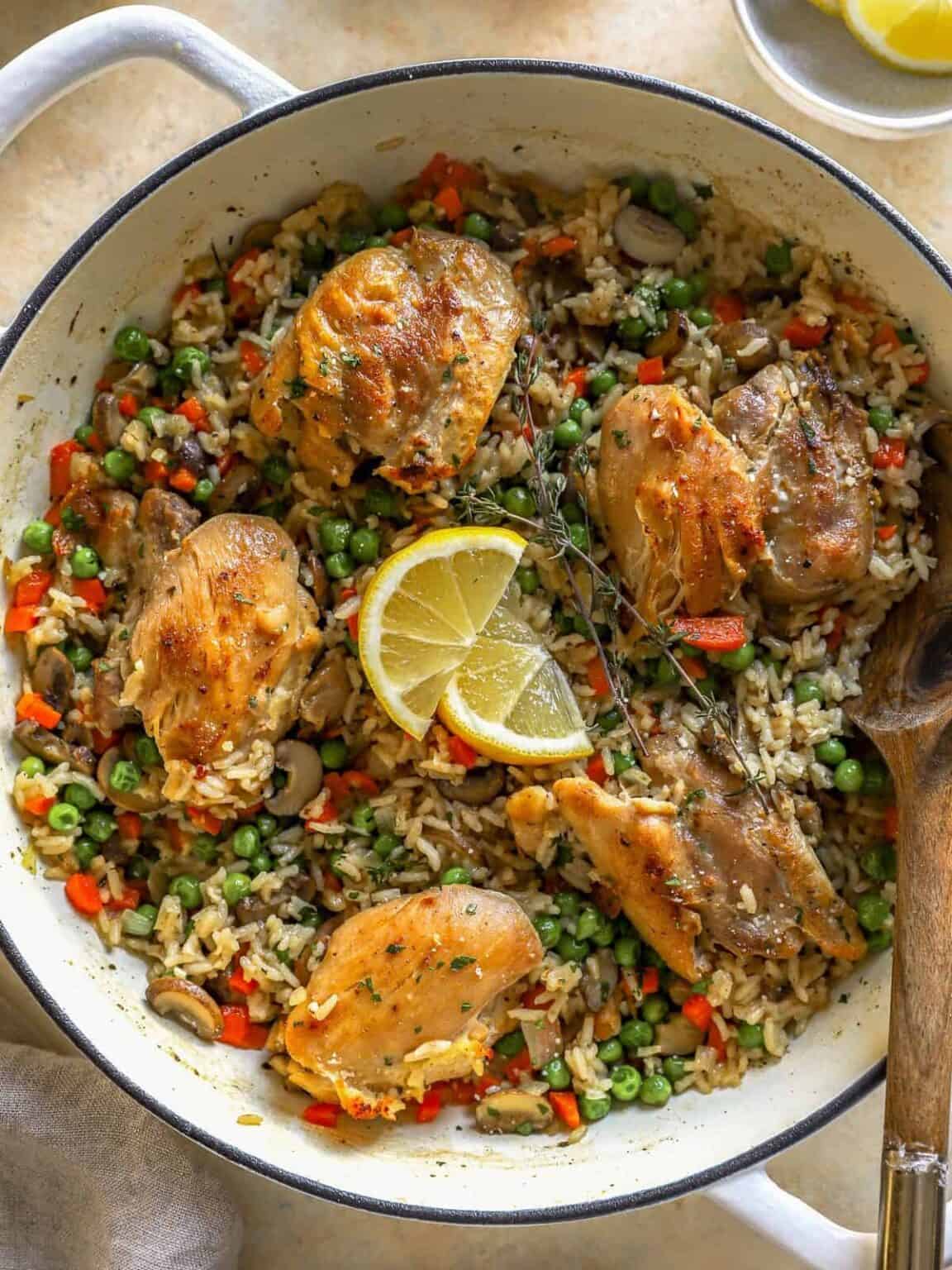 Chicken and Rice (Stovetop) Recipe - The Cookie Rookie®