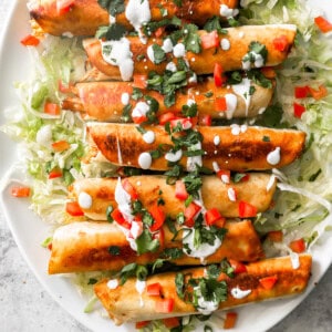 featured chicken flautas.