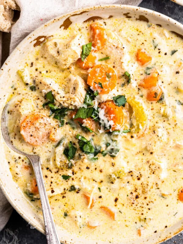 featured creamy chicken soup