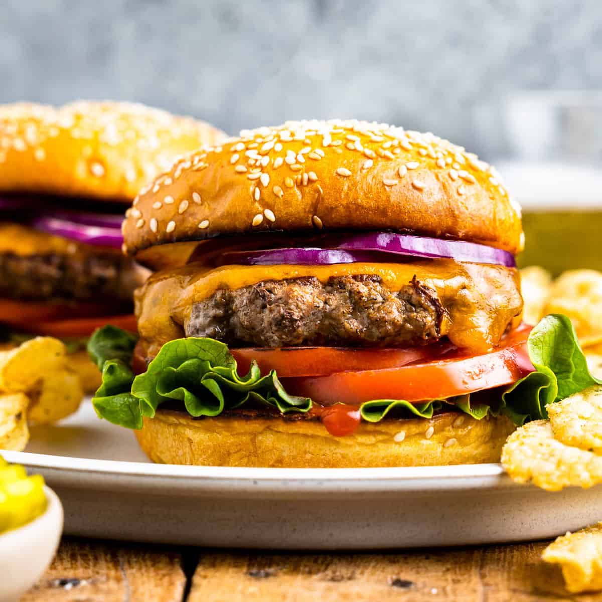Stovetop Double-Stack Cheeseburgers Recipe