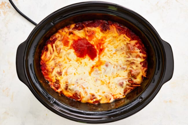 Crock Pot Spaghetti Recipe - The Cookie Rookie®