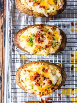 Twice Baked Potatoes Recipe {VIDEO} - The Cookie Rookie