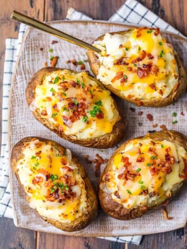 Twice Baked Potatoes Recipe {VIDEO} - The Cookie Rookie