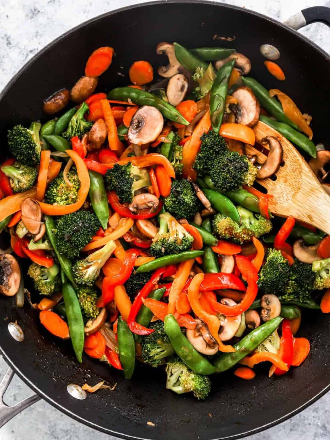 Vegetable Stir Fry Recipe - The Cookie Rookie®