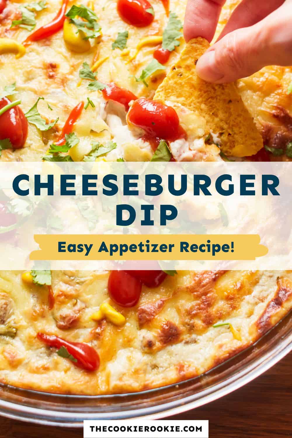 Cheeseburger Dip Recipe - The Cookie Rookie®