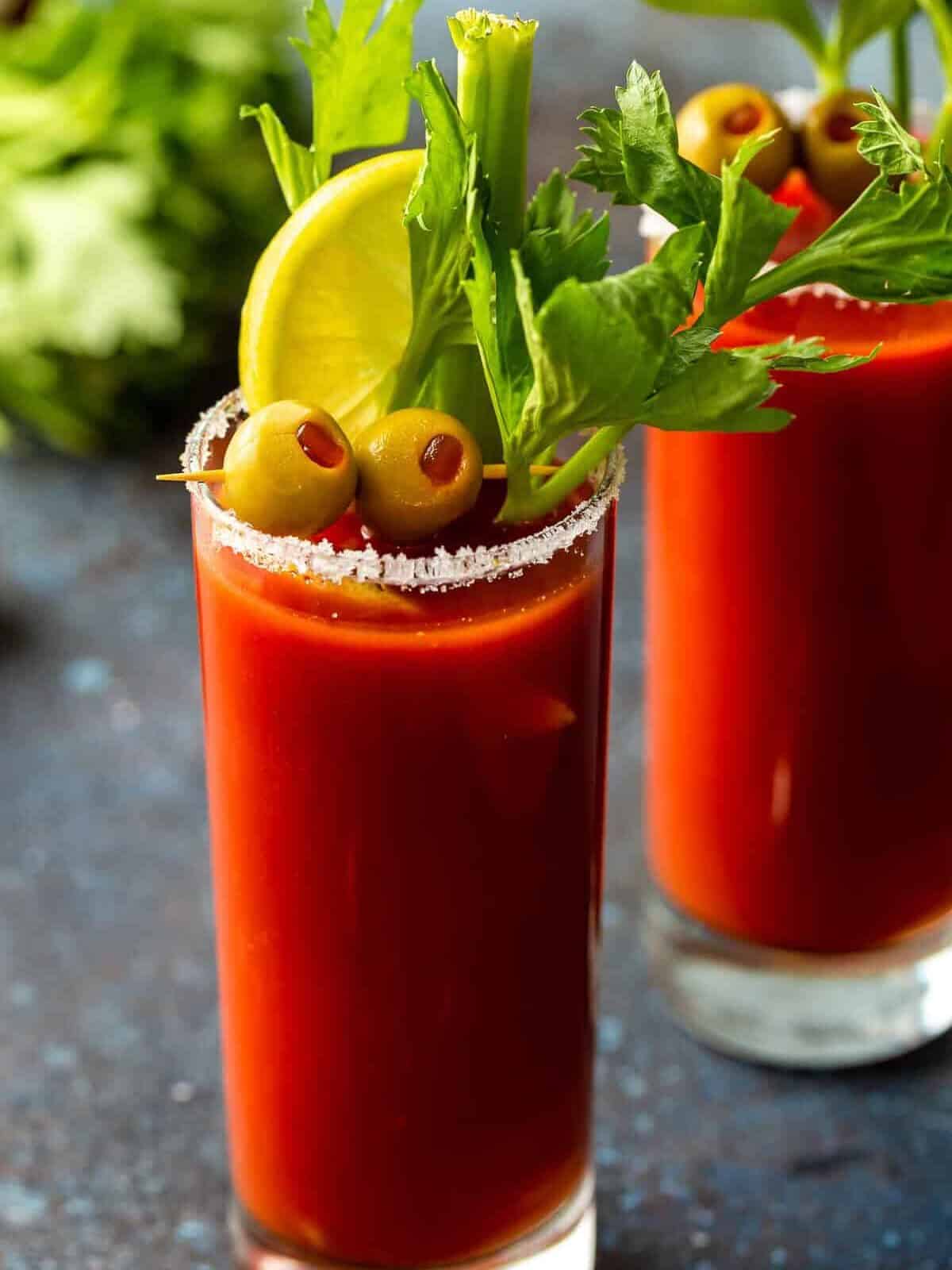 how do you make a bloody mary with v8 juice