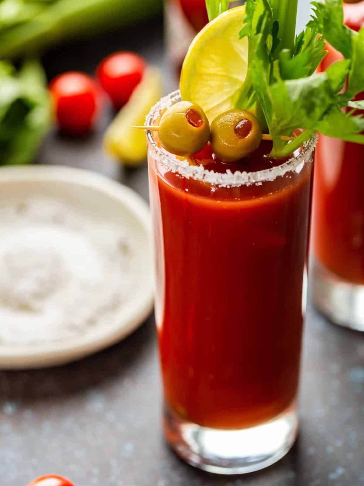 how do you make a bloody mary with v8 juice
