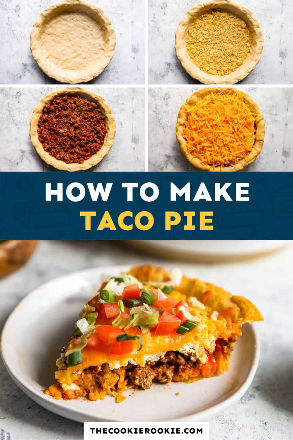 Taco Pie Recipe - The Cookie Rookie®