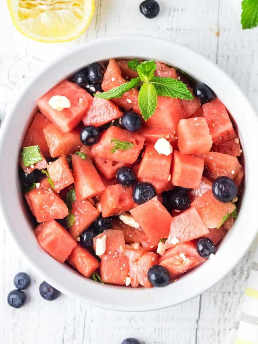 Watermelon Salad Recipe - The Cookie Rookie®