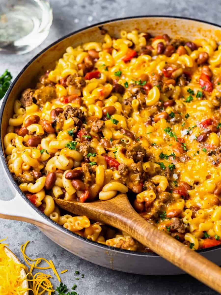 Chili Mac (One Pot Recipe) - The Cookie Rookie®