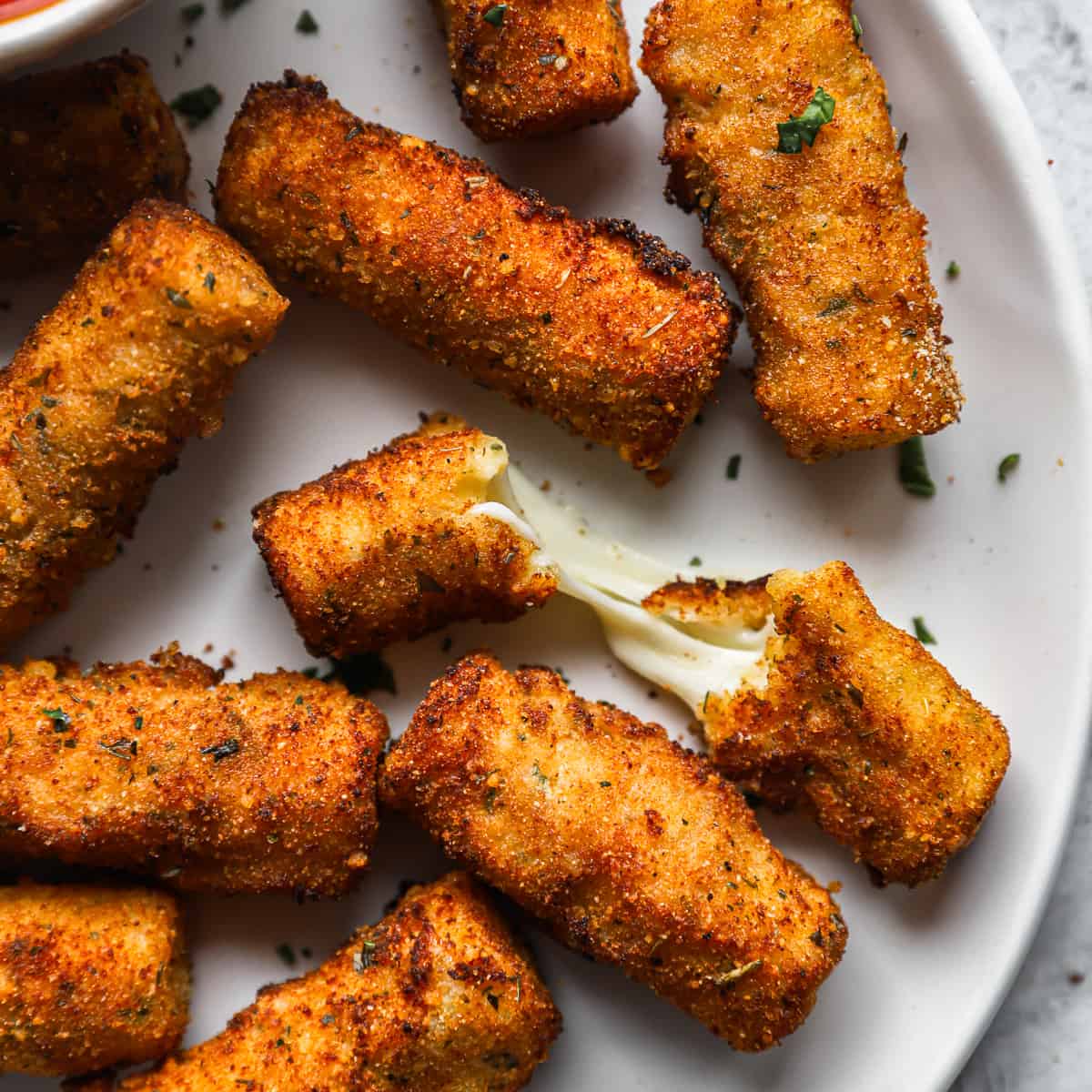 Fried store mozzarella sticks