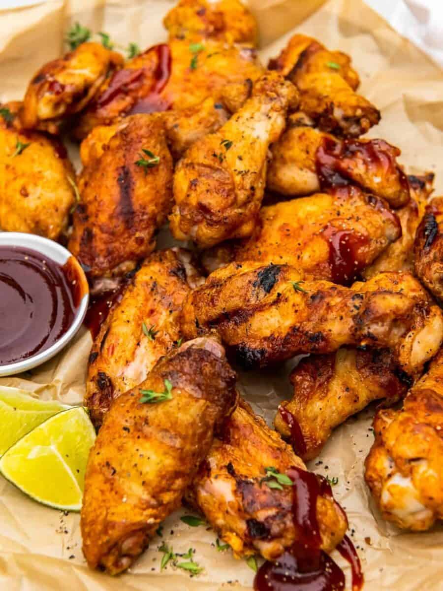 Grilled Chicken Wings Recipe - The Cookie Rookie®