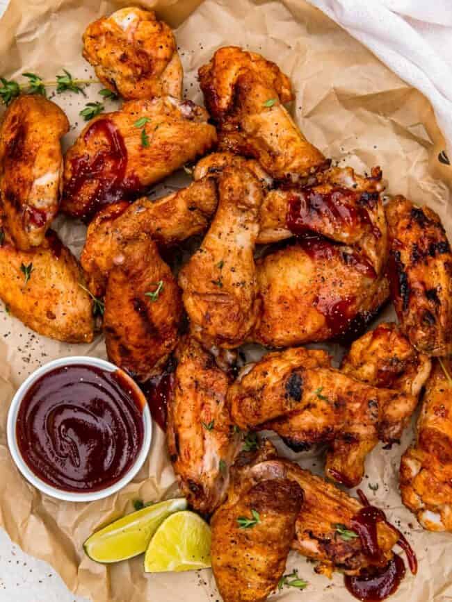 Grilled Chicken Wings Recipe - The Cookie Rookie®