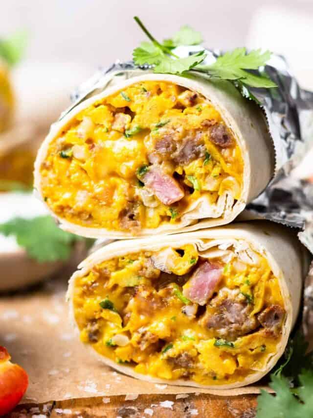 Make Ahead Breakfast Burritos Recipe - The Cookie Rookie®