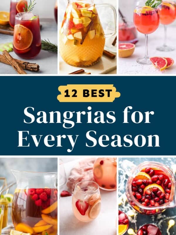 12 best sangria recipes for every season.