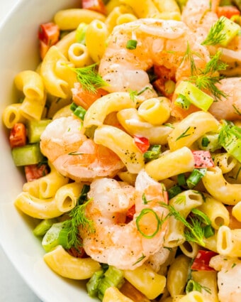 Shrimp Pasta Salad Recipe - The Cookie Rookie®