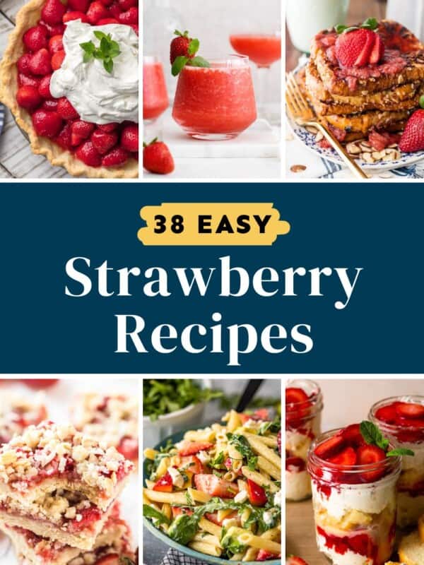 38 easy strawberry recipes Pinterest