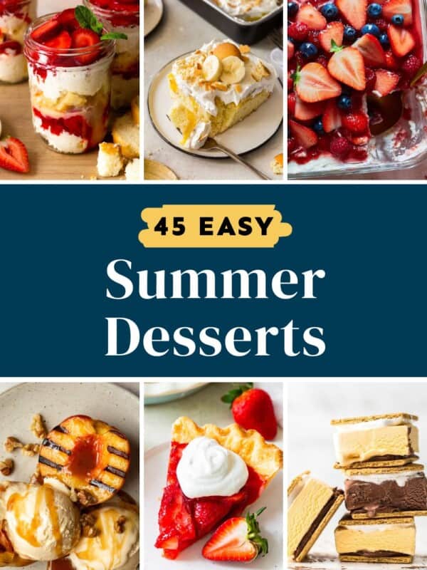 45 easy summer desserts Pinterest