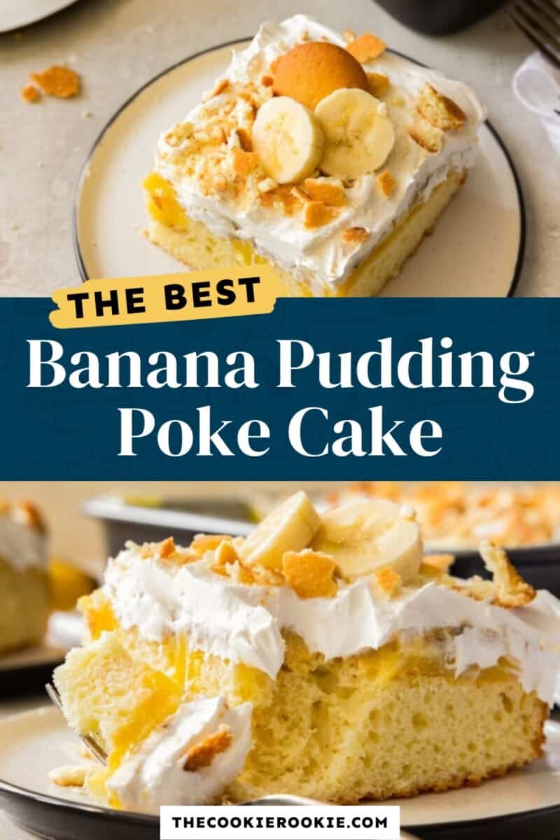 banana pudding poke cake pinterest
