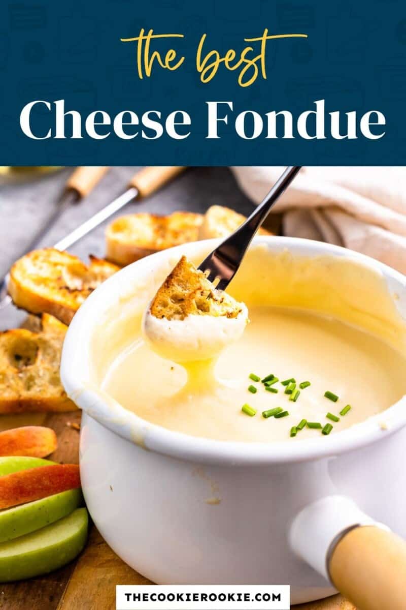 Cheese Fondue (Easy!) Recipe - The Cookie Rookie®
