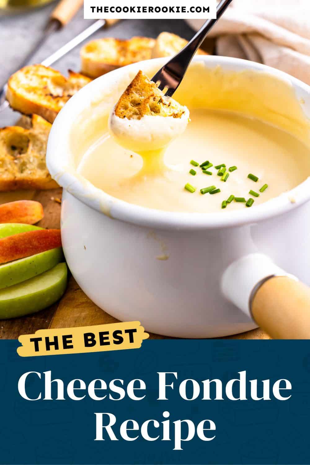 Cheese Fondue (Easy!) Recipe - The Cookie Rookie®