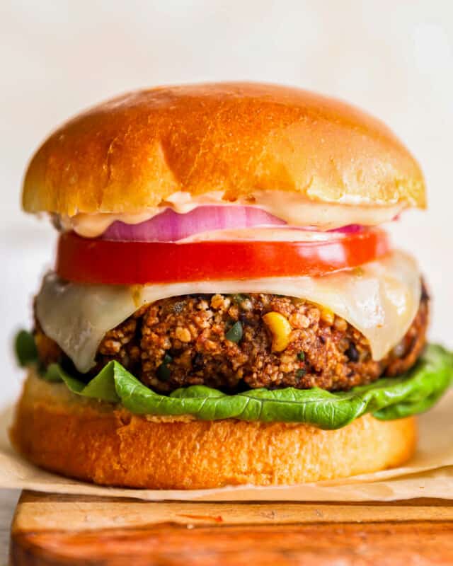 Black Bean Burger - The Cookie Rookie®