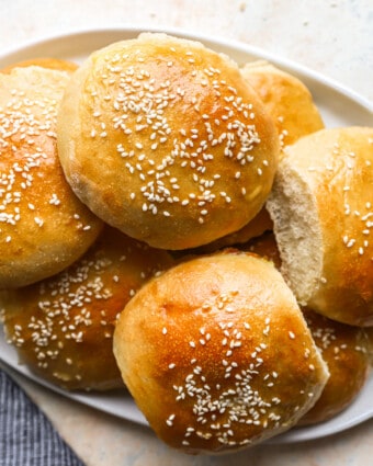 Homemade Hamburger Buns Recipe - The Cookie Rookie®