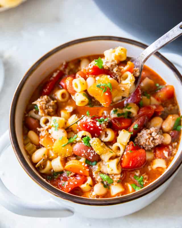 Pasta e Fagioli Soup Recipe - The Cookie Rookie®