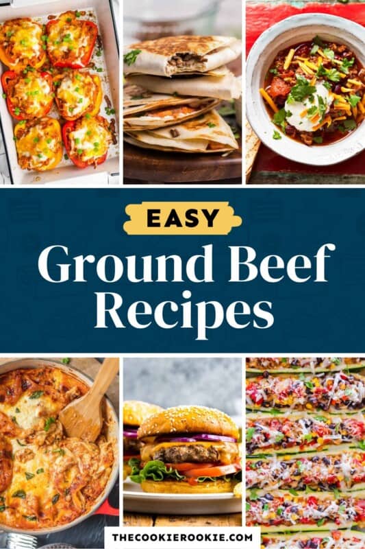 40 Ground Beef Recipes & Dinner Ideas - The Cookie Rookie®