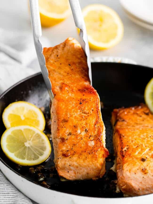 Pan Seared Salmon Recipe - The Cookie Rookie®